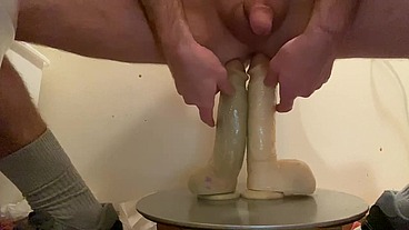 Dildo triple penetration