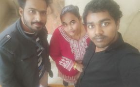 Desi Wife Deepthroat Closeup Blowjob - Hairy Cock Sucking