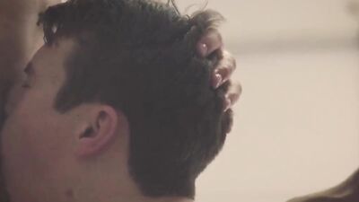 Sporty jocks in athletic outfits fuck in a threesome after oral