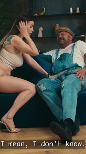 DADDY4K. Girlfriend helping him ease the pain   Clip 1