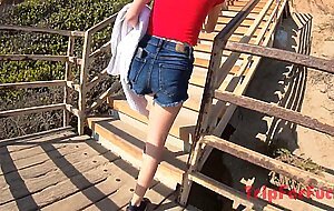 Alicia williams 1, drive with a blonde petite teen