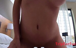 Alicia williams 1, drive with a blonde petite teen