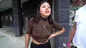 Street pickup with an amazing babe. Pretties also fuck!