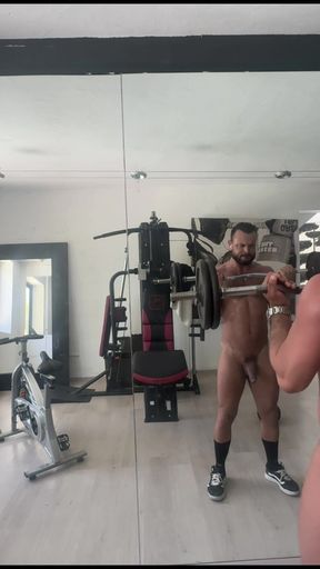 Macho Alpha Jerk off and Shoot in the Mirror