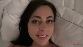 Petite brunette Whitney Wright shows off her bare cunt for a close-up POV