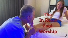 In Room Foot Worship - Rachel Adams And Antickl Foot Massage with Oiled Feet, Wrinkled Soles, Toe Licking, Sole Licking, Toe Sucking, Oily Foot Play WMV