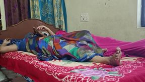 Forbidden Affair While Husband Is Home Stepmom Telugu Voice Saree Fucking