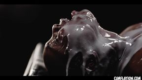 Zesty Arab Chick Zaza Gets Drenched In Sizzlin' CREAM From Massive White Cock&#x1F346;