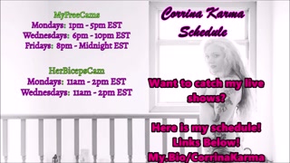 Corrina Karma Double HUGE Fountain Squirts Live on Cam. TEASER