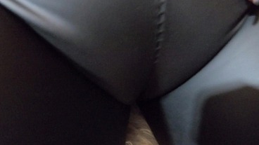 Tight Leather Pants & Shiny Downjacket JOI – Smoking, Teasing & Cum on My Puffy Coat