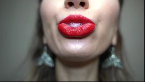 Red Lips Spit Play Slow Mo 3