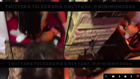 Tied up Asian Teen takes a Dildo in the ass while rough deepthroating.?????????????
