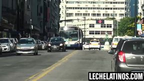 LecheLatinos.com - Uber driver Will devours two cocks to cumshot bliss