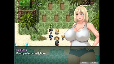 The Castaway Married Gal's Netorare Story [ NTR hentai game PornPlay] Ep.2 the married MILF asked a breast massage on the beach with her ex boyfriend