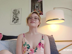 Ersties - Blonde Babe Enjoys Having Her Nipples Played With