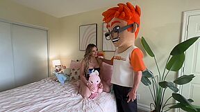 I Spy On Aspen Woods Big Tits As Stepbro For A Cumshot Frenzy!