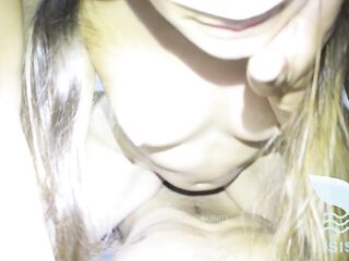 Small European redhead with very white skin and charming hair loves to be drilled hard