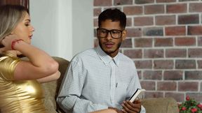 Russian MOM teacher punishes ebony dude with huge prick