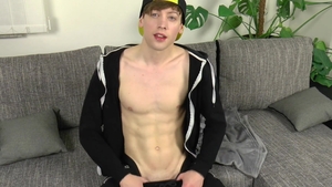 EastBoys - Hairless amateur jerking big dick live on webcam