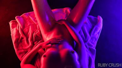 Pleasing my dripping WET PUSSY with my new BIG DILDO - Ruby Crush - ASMR