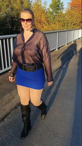 Frivolous Walk Ended with Blowjob