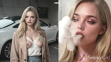 A german smoking model gets fucked in my german car while her manager is waiting for her snapshots... [AI]
