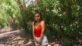 Outdoor Teasing Leads to Passionate Fuckfest with Seductive Latina Michi