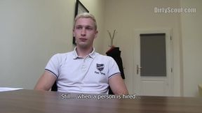 Bleached Beauty's Bubble Butt Takes It From Behind - Dirty Scout