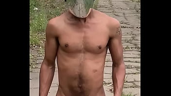 Married Twink Stripping Outside 1st time