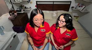 Female employees of Oxxo compete for the manager's job.