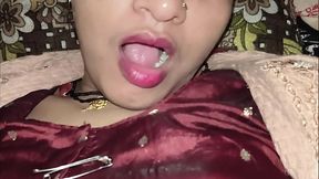 Real step sister has sex with her step brother and satisfies her lust