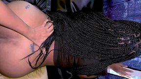 Big ass ebony goddess with huge tits recorded after the first date! P1 - &iexcl_Diosa de ebony culo grande con enormes tetas la grabo despues de la primera cita! P1