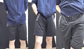 Shorts soaked in shame boy tries holding back his pee but fails