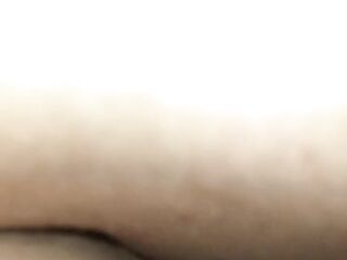 Close up bang soaked twat, spunk fountain