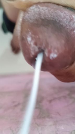 Hand job cum out eating boy