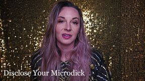 Disclosing Your Microdick
