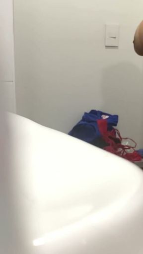 Mature big ass in lingerie changes outfit   Clip 1
