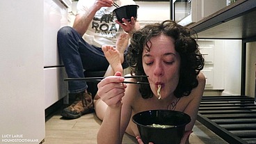 CMNF Barefoot Ramen Dinner with Lucy