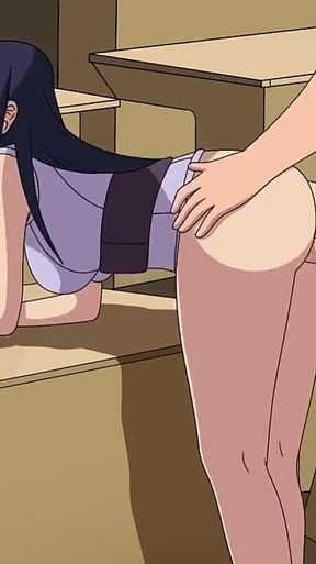 Hinata Takes It From Behind Doggy Style
