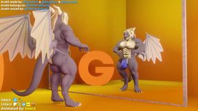 Gay furry hyper growth animation destroys huge cock and boobs