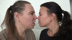 Nose to nose hard fight 3 a