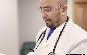 Pregnant Lexi got fucked by a doctor and a stranger