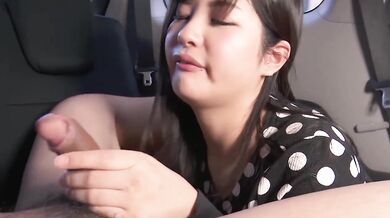 Japanese babe gets rode hard in missionary then chokes on deep throat
