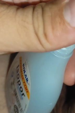 Inserting the Super Glue Through the Boy&#039;s Glans.