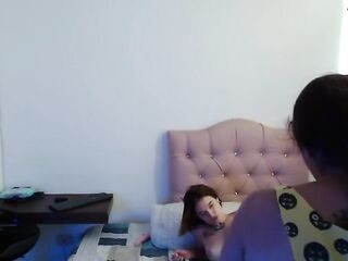 I destroyed my sister-in-law's ass on all fours in the bedroom and she rode my ding-dick