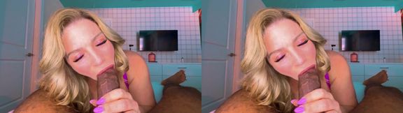 VR 3D - Big Boobed MILF Sucks and Fucks BBC