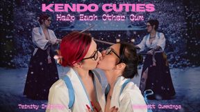 Kendo Cuties Help Each Other Cum w/ Scarlett Cummings
