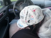 Relaxing Blowjob on The Roadside. (Embarassing)