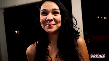 Busty Cutie Sabrina Gives A Slow BJ And Gets Her Pussy Deeply Fucked!