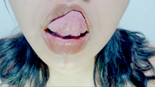 ASMR: Sensual Tongue, Drool, and Soft Moans